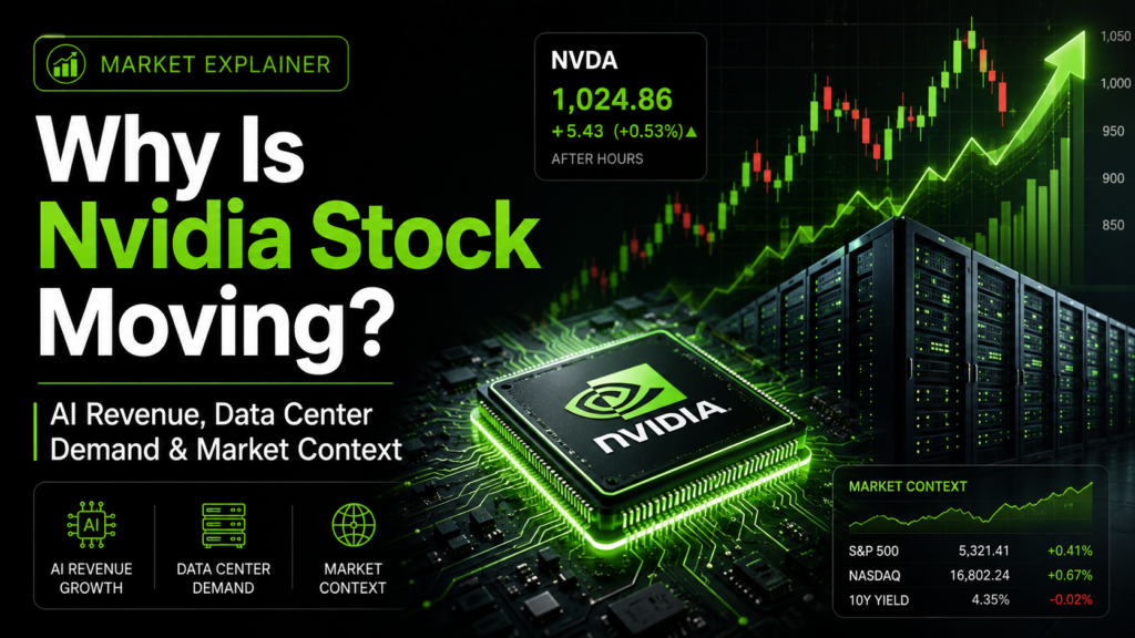 Why Is Nvidia Stock Moving? AI Revenue, Data Center Demand and Market Context