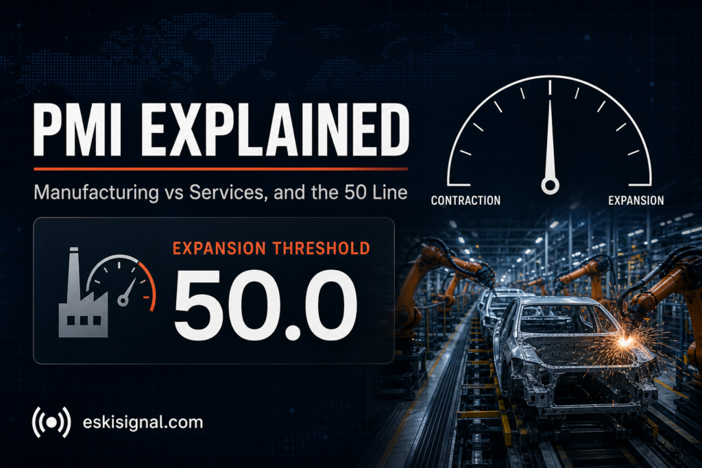 What Is the PMI? Manufacturing vs Services, and Why 50 Is the Line